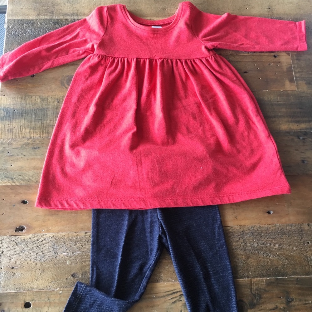 ⭐️Old Navy⭐️ Top ⭐️Cat N Jack⭐️ Jeggings 9-12 mo.